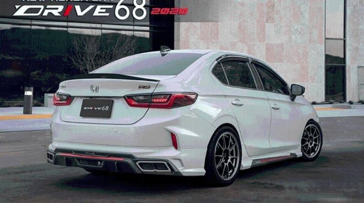 Drive68 body kit fitted to the 2020 Honda City