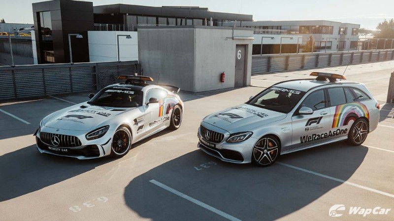 Mercedes-AMG GT R F1 safety car gets colourful new look 02