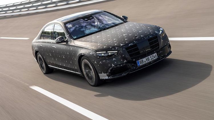 2021 Mercedes-Benz S-Class features E-Active Body Control - Raises car in side impact!