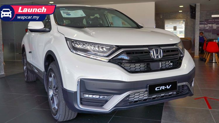 Priced from RM 140k, the new 2021 Honda CR-V facelift is launched in Malaysia, LaneWatch for all variants!
