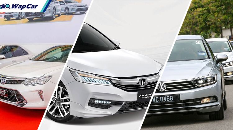 Toyota Camry, Honda Accord, VW Passat: Which D-sedan has the best resale value in Malaysia?