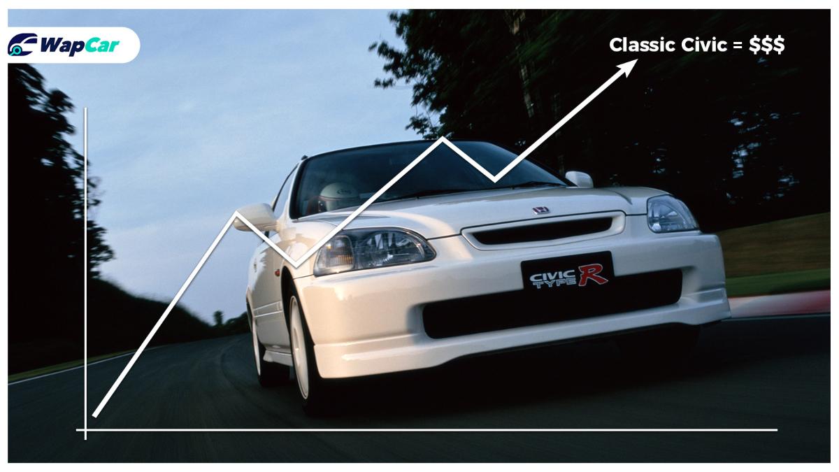 The economy is tanking but why are modern classic Honda Civics fetching high prices?  01