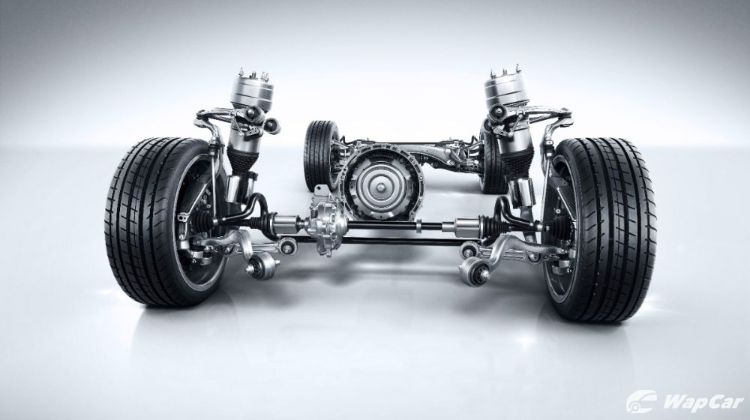 What is Airmatic suspension on the Mercedes-Benz C300?