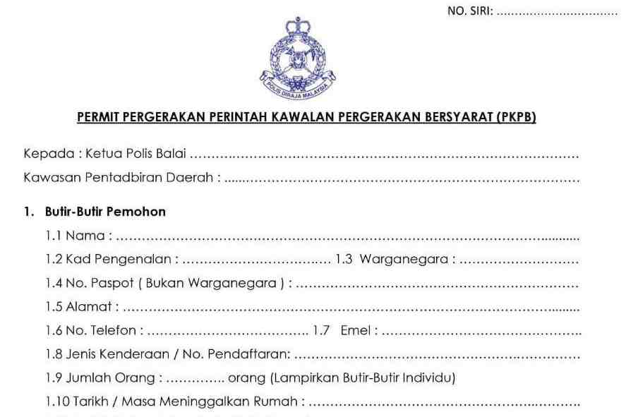 Work in KL but live in Selangor? Do you need to fill in the travel permit to get to work? 02