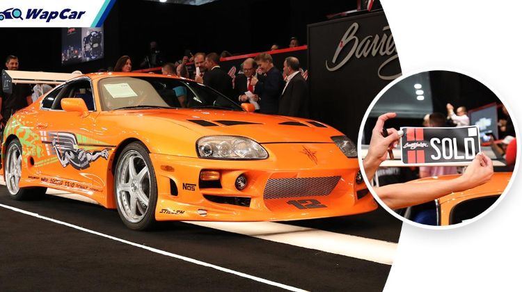 Fast and Furious Toyota Supra sold for record-breaking RM 2.2m