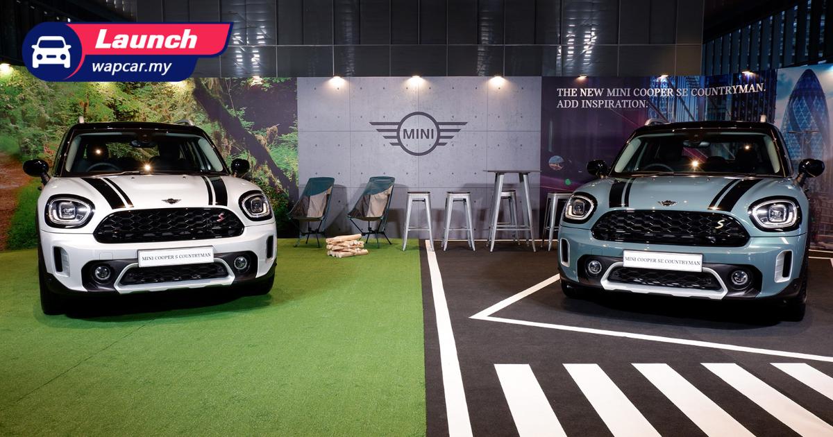 Priced from RM 244k, new CKD 2021 MINI Countryman S and SE PHEV facelift launched in Malaysia 01