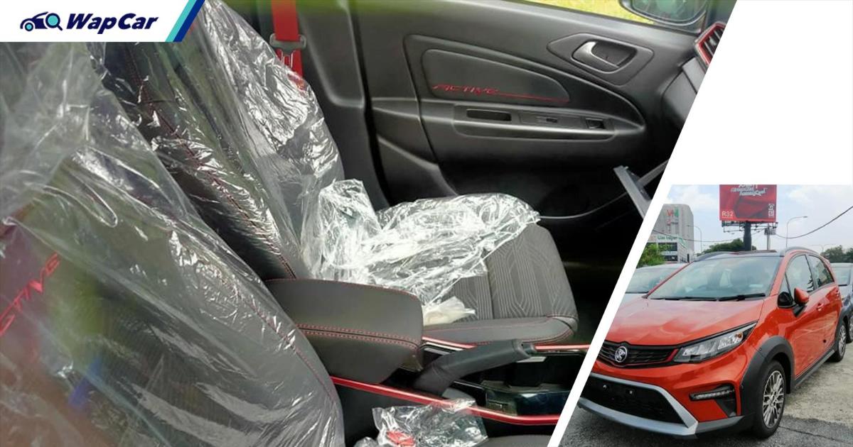 More leaked photos of all-new 2021 Proton Iriz Active. Red seatbelts! 01