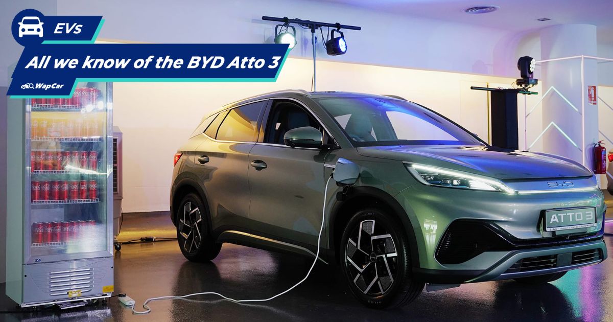 Preliminary specs for BYD Atto 3 in Malaysia; priced from RM 150k, up to 480 km range, short waiting period 01