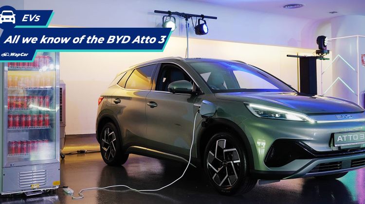 Preliminary specs for BYD Atto 3 in Malaysia; priced from RM 150k, up to 480 km range, short waiting period