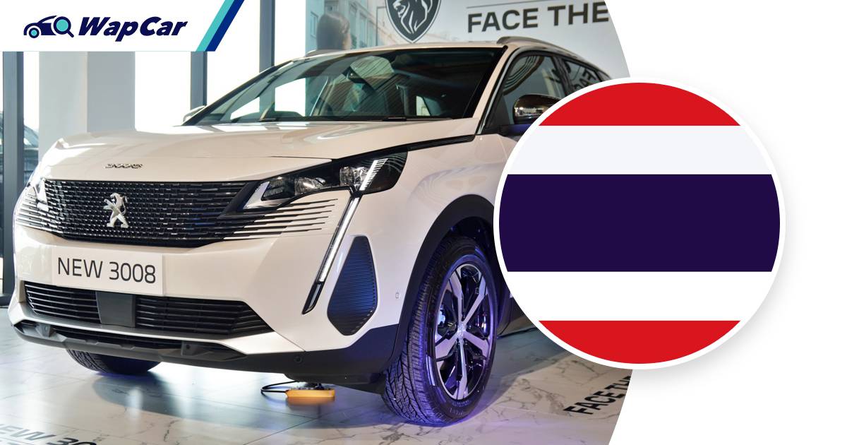Exported from Malaysia, new 2022 Peugeot 3008 facelift launched in Thailand 01