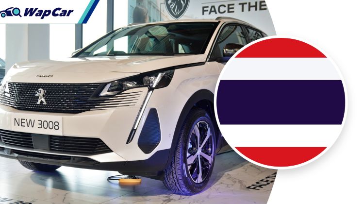 Exported from Malaysia, new 2022 Peugeot 3008 facelift launched in Thailand