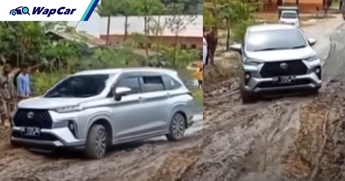 Toyota Veloz has trouble tackling muddy roads; Outshined by Axia-based MPV Toyota Calya 01