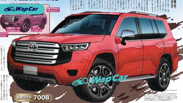 Ninja King for the new age, the all-new 2021 Toyota Land Cruiser 300 gets rendered