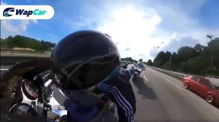 Watch: Police cuts short Mat Rempit’s Superman career caught on 360-camera