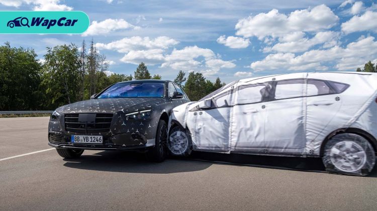 2021 Mercedes-Benz S-Class features E-Active Body Control - Raises car in side impact!