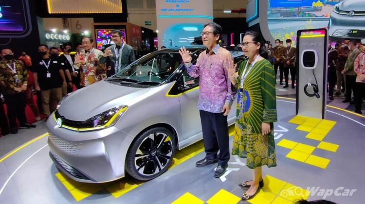 Daihatsu Ayla EV concept car debuts in Indonesia, Axia EV hinted?