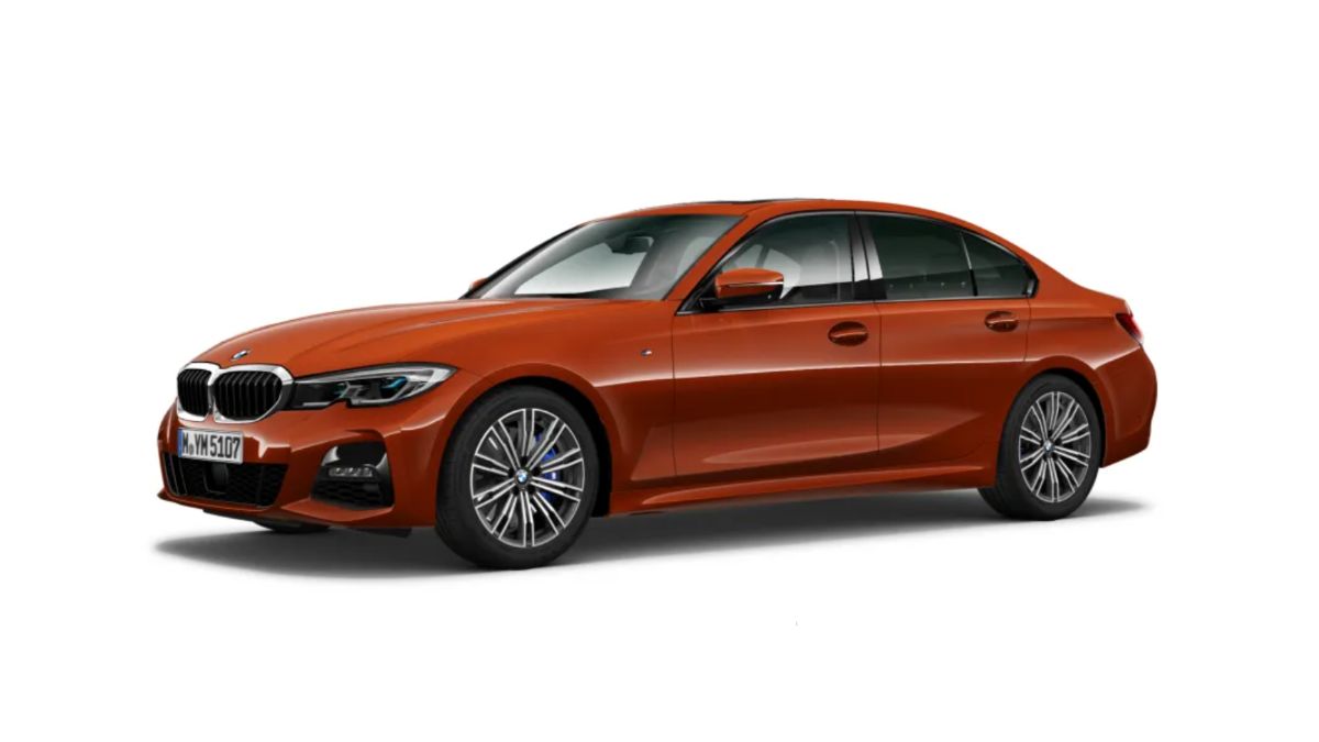 BMW 3 Series Sunset Orange Metallic