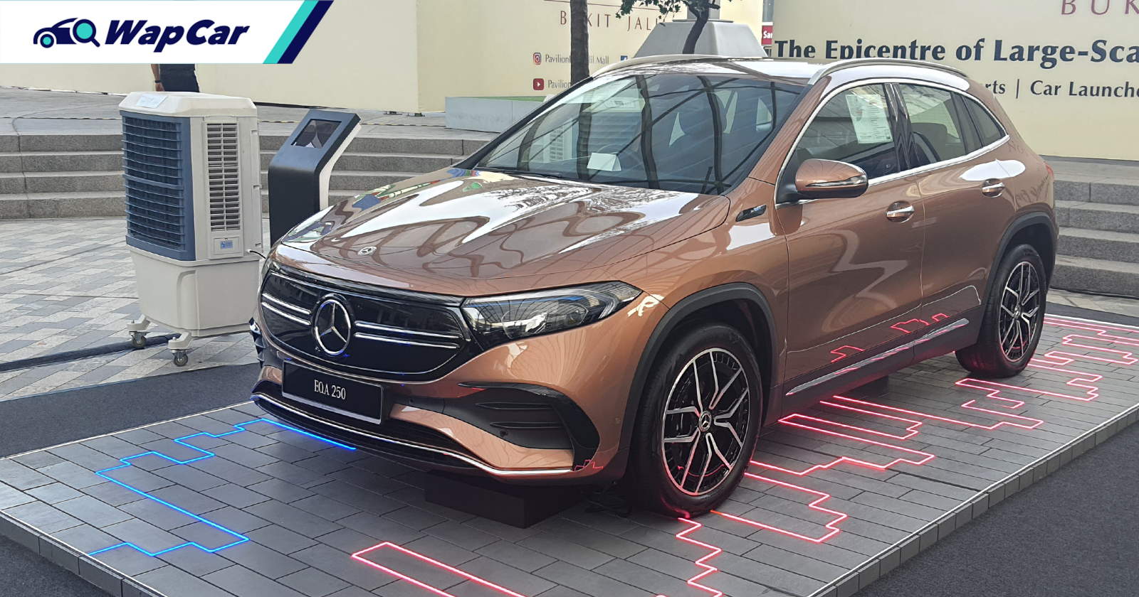 Hap Seng Star brought the 2022 Mercedes EQA out to play at Bukit Jalil