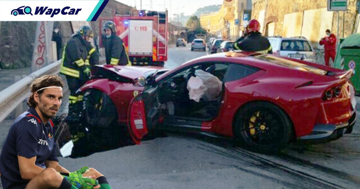 That’ll buff out - Italian keeper’s Ferrari 812 Superfast destroyed while being sent for wash 01
