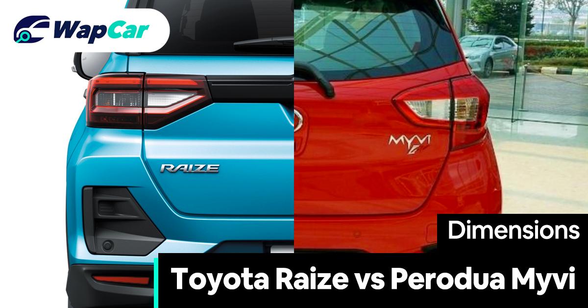 Toyota Raize vs Perodua Myvi 