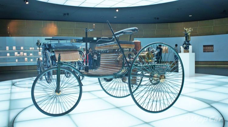The car was co-invented by a woman, Bertha Benz but patent laws wouldn't recognize her work