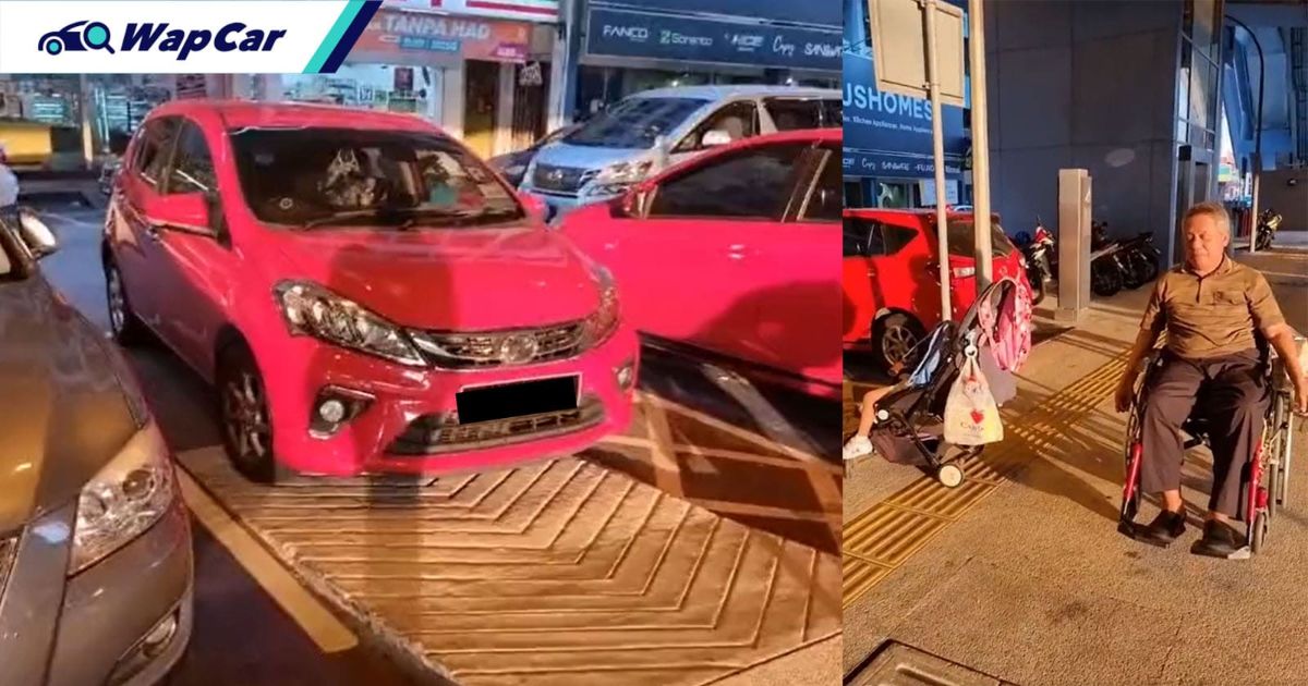 Video: Menyusahkan, Perodua Myvi di MRT ini parkir di laluan OKU, alih tapi tak minta maaf! 01