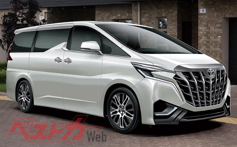 Scoop: 2022 Toyota Alphard rendered with missing Alphard logo and imposing grille 02
