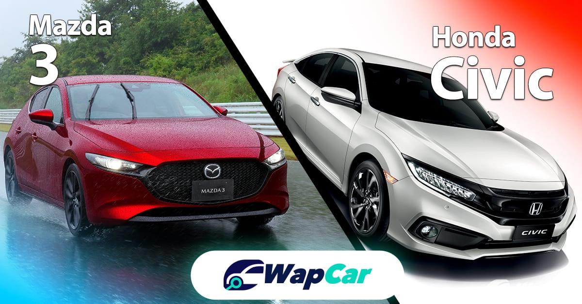 Why is the Mazda 3 so much more expensive than a Honda Civic/Toyota Corolla Altis? 01