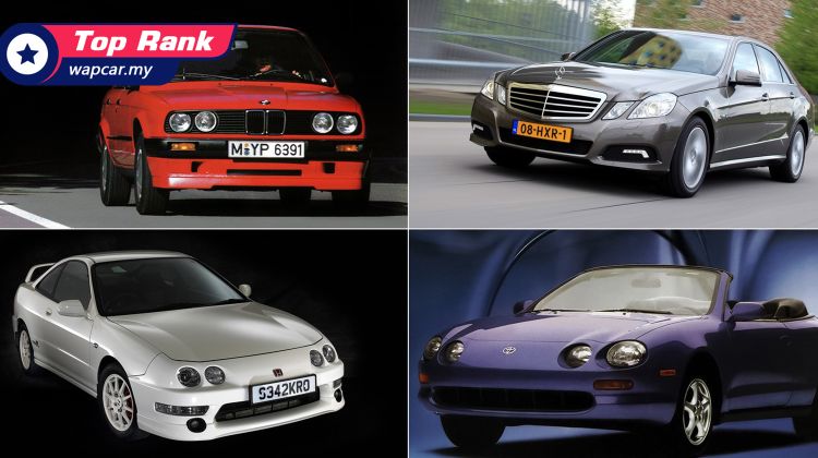 9 cars with glorious quad headlights – Celica, E-Class, BMWs and more!