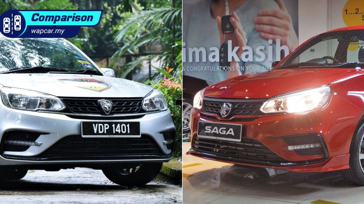 Old vs New – Updated 2022 Proton Saga: What has Proton improved on its entry sedan?