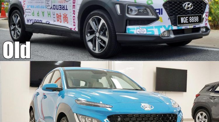 New 2021 Hyundai Kona vs pre-facelift, what are the differences?