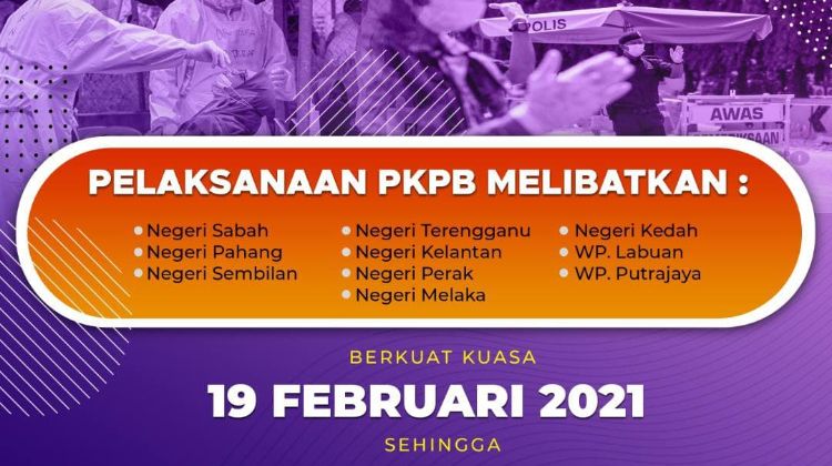 MCO in KL, Selangor, Johor, and Penang extended to 4 March 2021