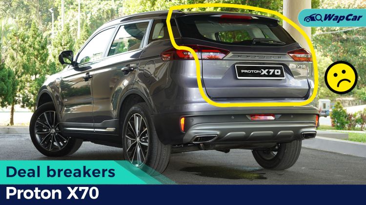 Deal Breakers: Proton X70 – the boot needs to be rebooted