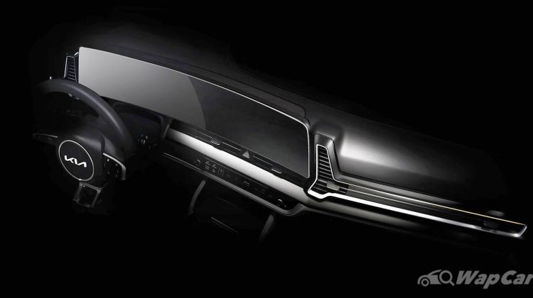 Next-gen 2022 Kia Sportage (NQ5) teased: Sci-fi looks, huge curved digital screen!