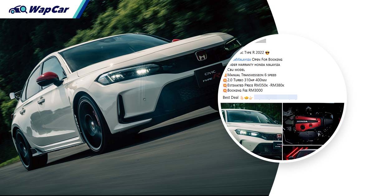 2022 Honda Civic Type R (FL5) open for booking at RM 350k? Honda Malaysia rubbishes claims 01