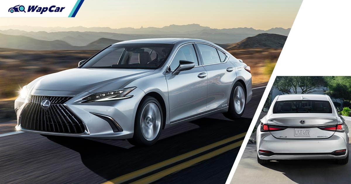 New 2022 Lexus ES facelift debuts - Reloads its ammo against 5 Series and E-Class 01