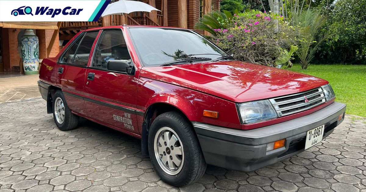 Donor to the first Saga, this mint 1990 Mitsubishi Lancer is for sale in Thailand for RM 16k 01
