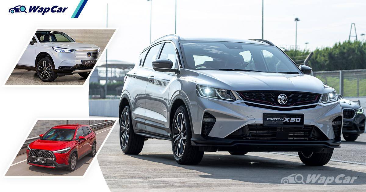 The Proton X50 has a tough fight ahead in 2022, against the all-new Honda HR-V and Toyota Corolla Cross 01