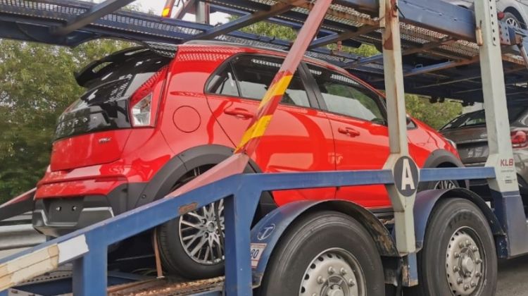 More leaked photos of all-new 2021 Proton Iriz Active. Red seatbelts!