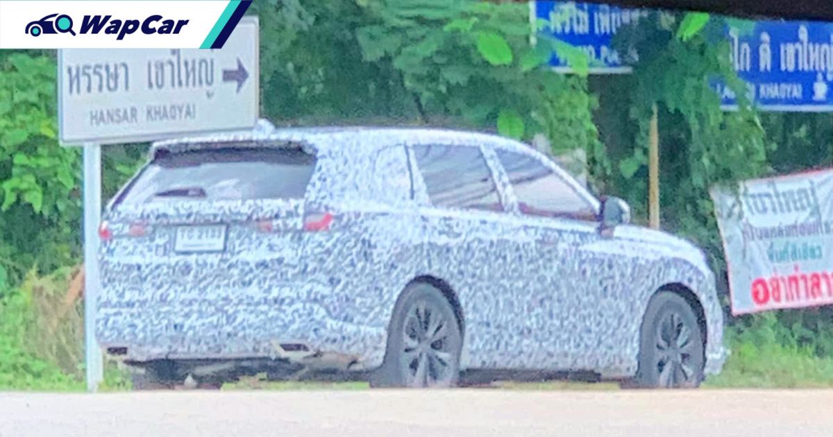 Spied: All-new 2023 Honda CR-V caught in pairs in Thailand - 1.5T or 2.0-litre hybrid engine underneath? 01