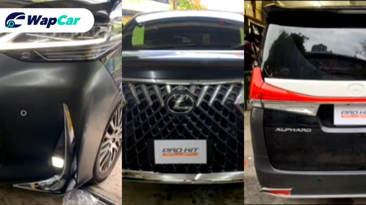 Malaysian converted his Toyota Alphard into a Lexus LM!