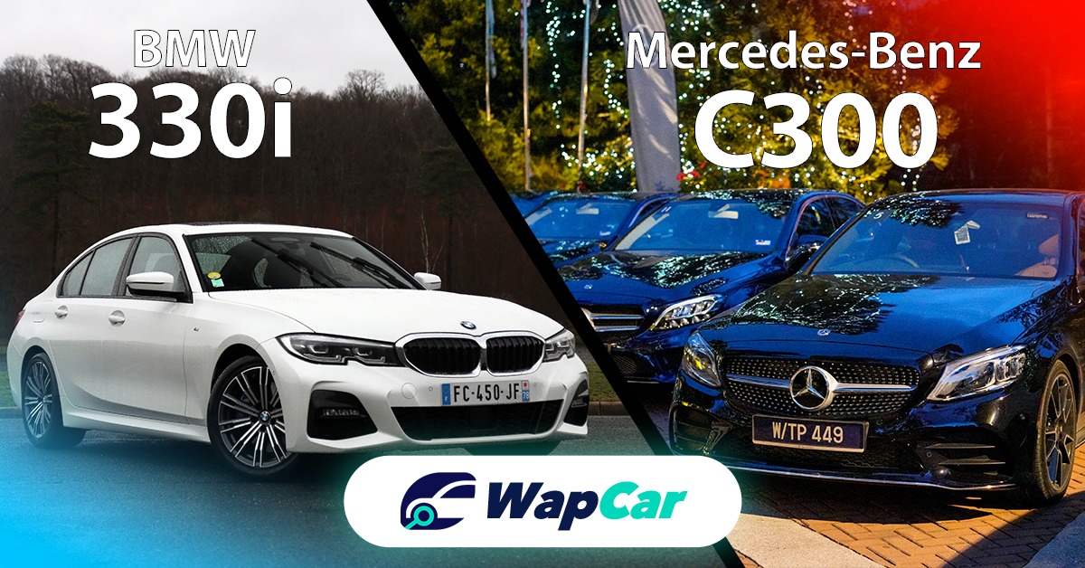BMW 330i vs Mercedes-Benz C300, you might be surprised what a RM 300k car doesn't have