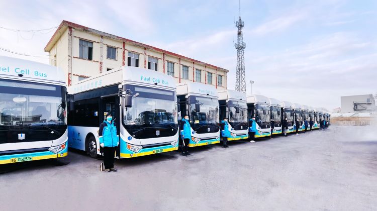 80 Geely FCEV buses covered 400k km in 2022 Beijing Winter Olympics - largest demo in the world