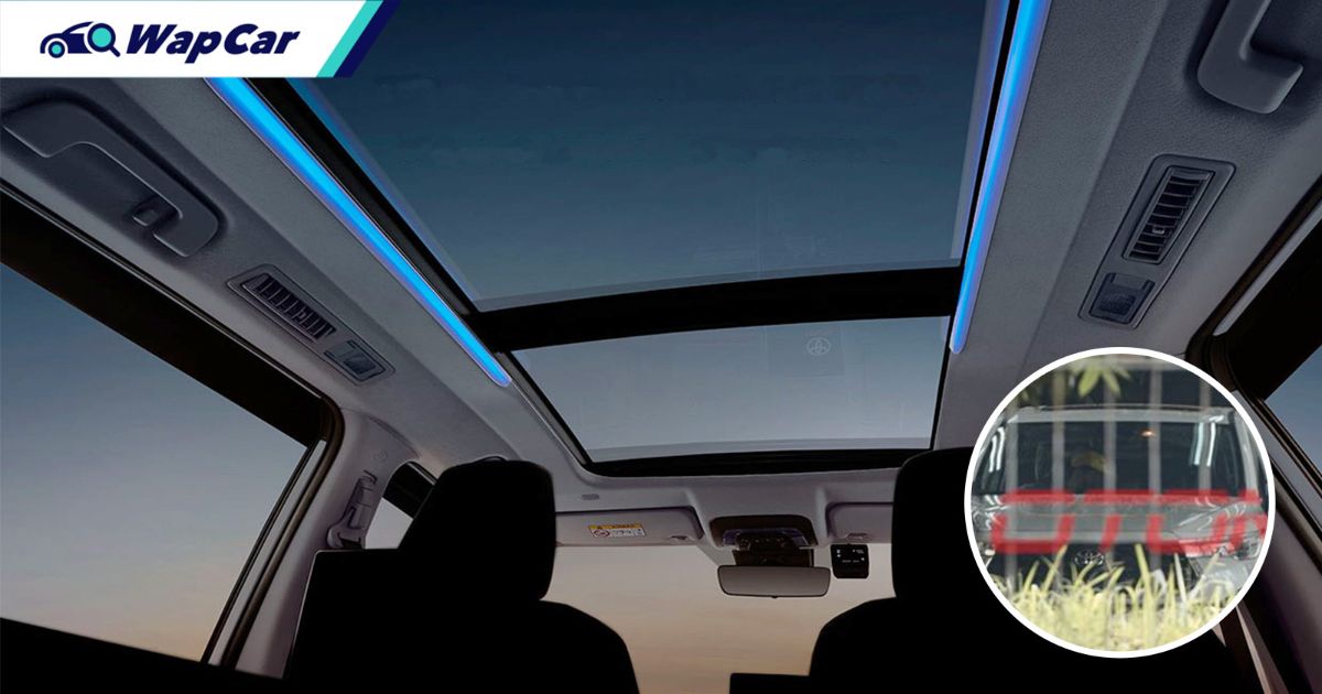 Launching next Monday, 2023 Toyota Innova Zenix shows off its panoramic sunroof in teaser 01