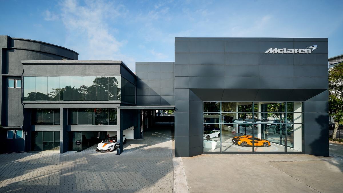McLaren Glenmarie showroom exterior