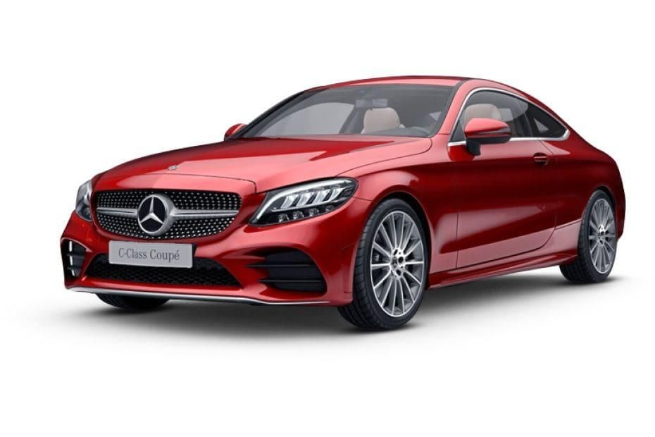 Mercedes-Benz C-Class Coupe Red