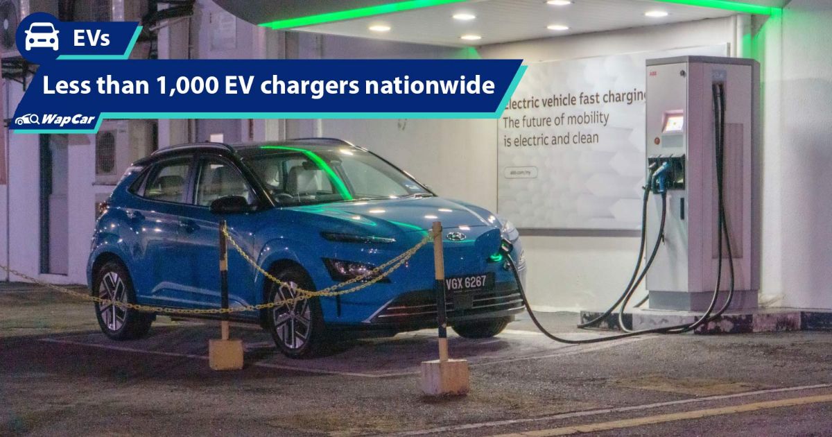 Less than 1,000 EV chargers in Malaysia currently, five times less than this year's target 01
