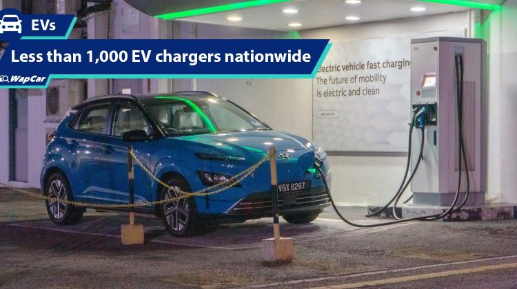 Less than 1,000 EV chargers in Malaysia currently, five times less than this year's target