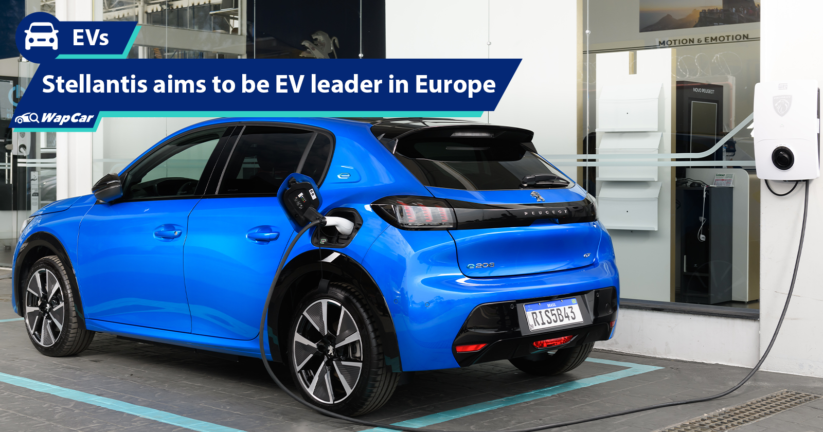 Stellantis overtakes Tesla, wants to be Europe's leader for EVs; Peugeot e-208 no. 1 EV in France 01
