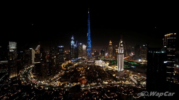 Kia lights up the Burj Khalifa for new logo introduction in Middle Eastern region